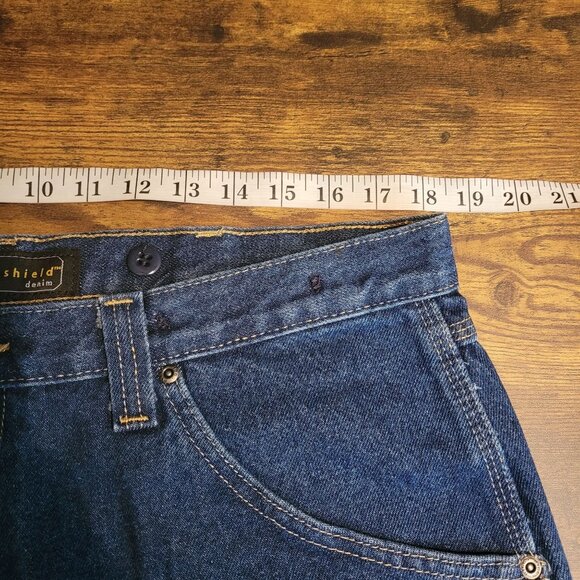 Riggs Wrangler Utility Jeans 36x32 Dura Shield Carpenter Medium Dark Wash NWT - Picture 7 of 11